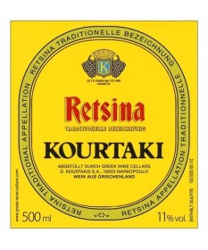 2115 D. Kourtakis S.A.  Retsina Kourtaki 0,5 Liter