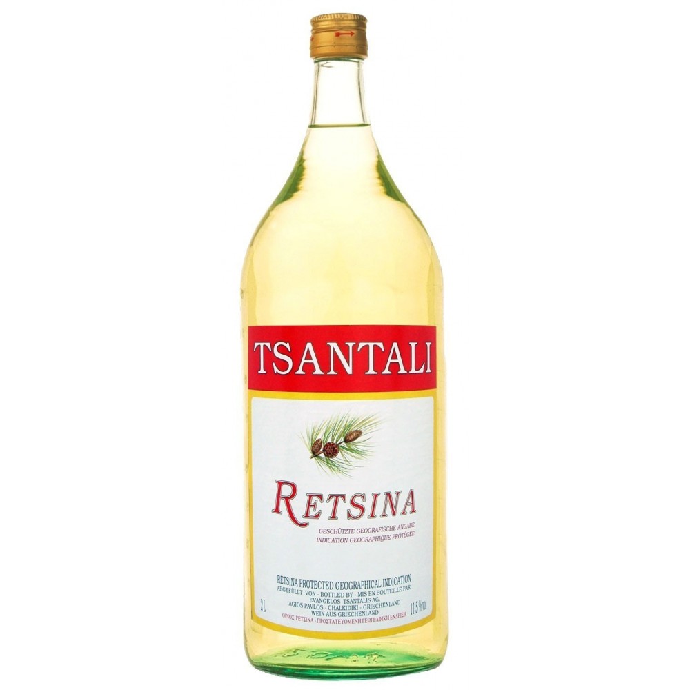 1385 Tsantali  Retsina Attikis 2 Liter