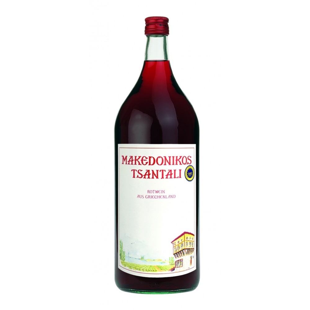 1280 Tsantali  Makedonikos Rotwein 2 Liter