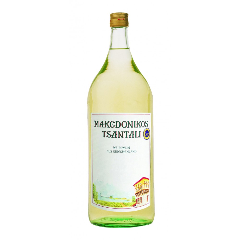 1256 Tsantali  Makedonikos Weißwein 2 Liter