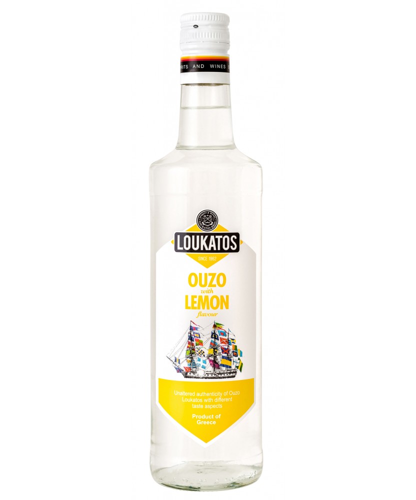5123 Loukatos Bros Co.  Ouzo Loukatos Lemon 43% 0,7L