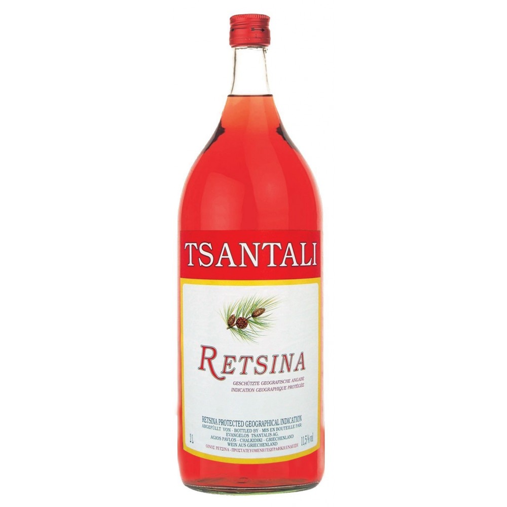 1561 Tsantali  Retsina Tsantali Rosé 2 Liter