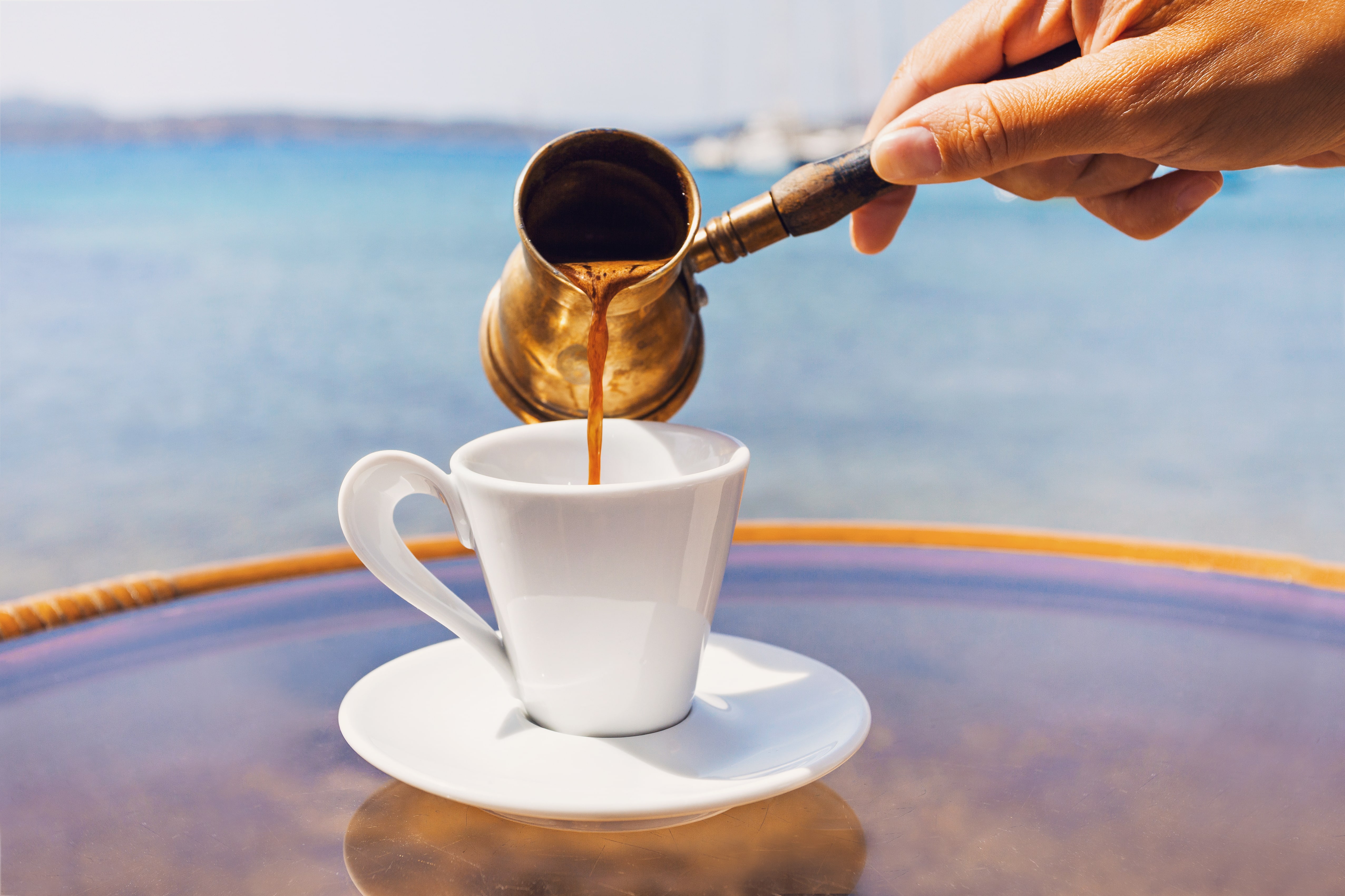 Griechischer Kaffee & Tee